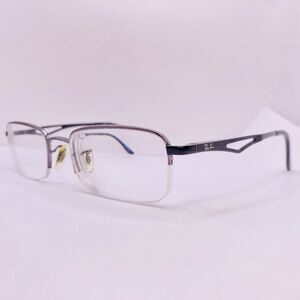 Ray-Ban Eyeglasses Sunglasses Frames RB 6163 2502 52-19-140 Half Rim Black
